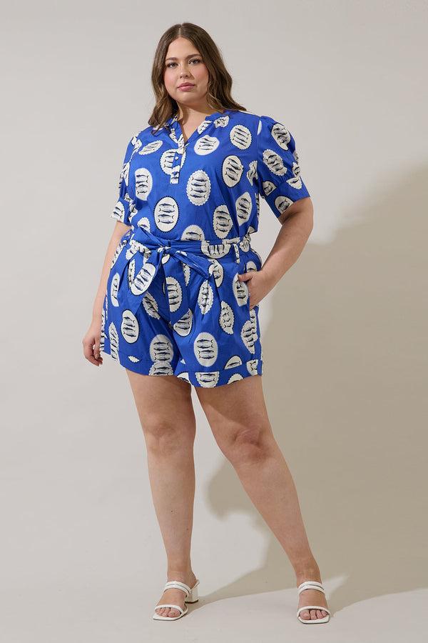 Sugarlips Sardine Sea Zaferia Bermuda Shorts Curve