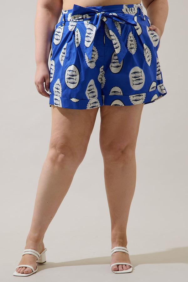 sugarlips Sardine Sea Zaferia Bermuda Shorts Curve
