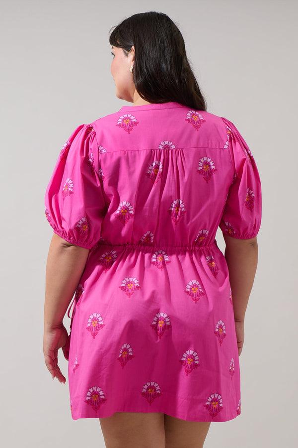Sugarlips Scarlett Floral Hesper Mini Dress Curve
