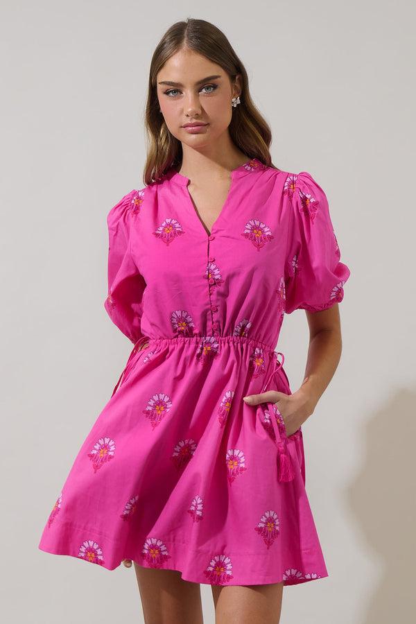 sugarlips Scarlett Floral Hesper Mini Dress