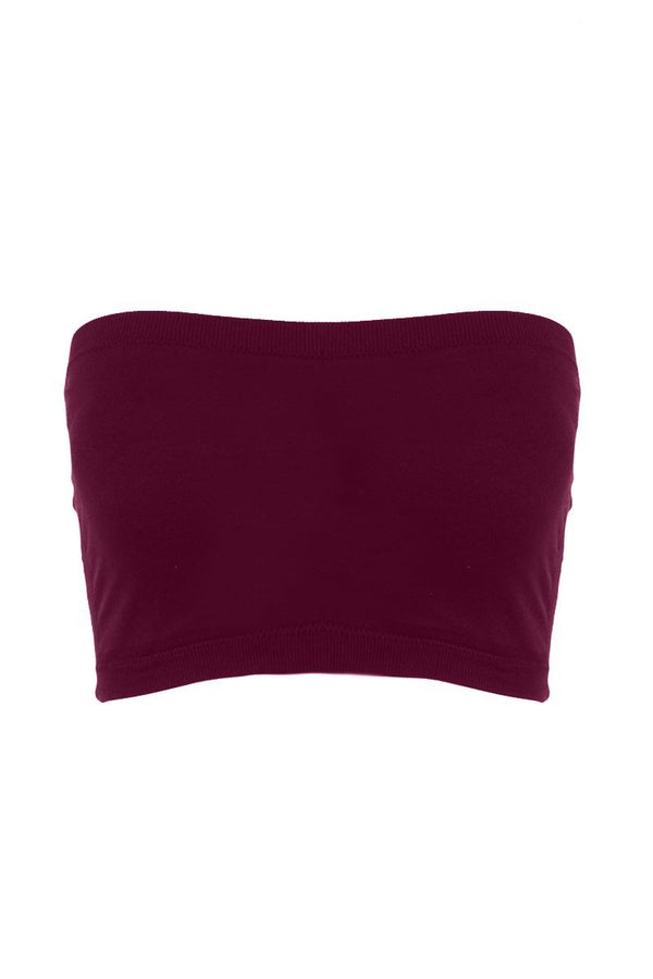 Sugarlips Seamless Crop Tube Top- Final Sale