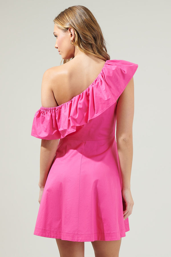 Sugarlips Searcy One Shoulder Mini Dress