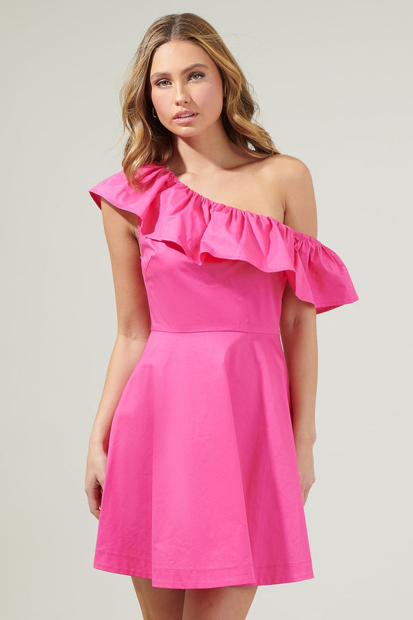 sugarlips Searcy One Shoulder Mini Dress