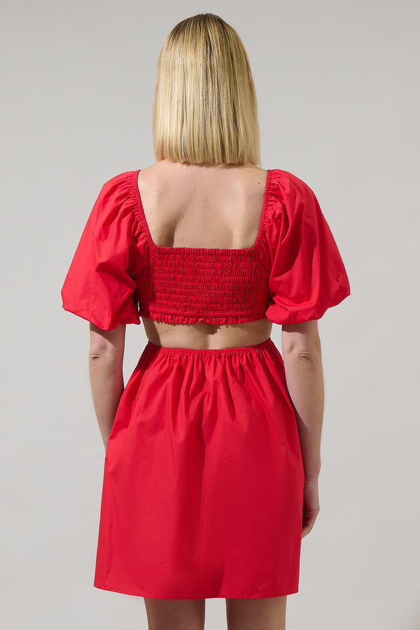 Sugarlips Segovia Smocked Mini Dress