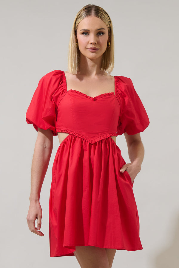 sugarlips Segovia Smocked Mini Dress