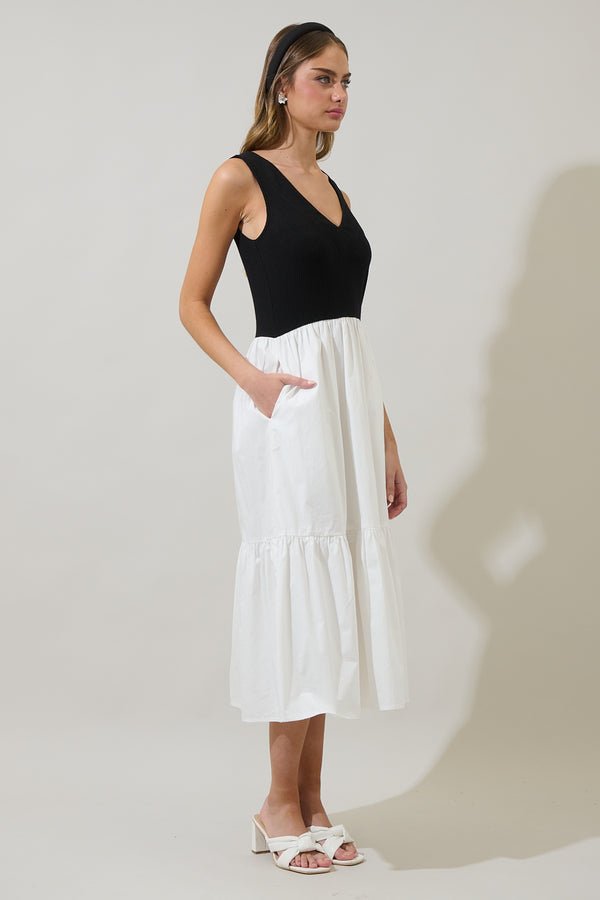 Sugarlips Selina Mix Midi Dress