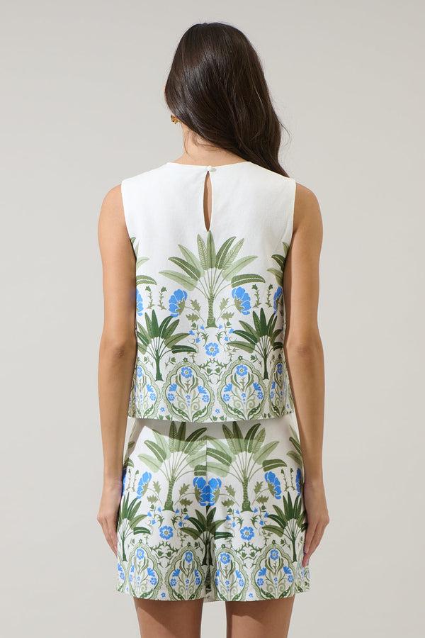 Sugarlips Senara Floral Lisha Sleeveless Tank Top