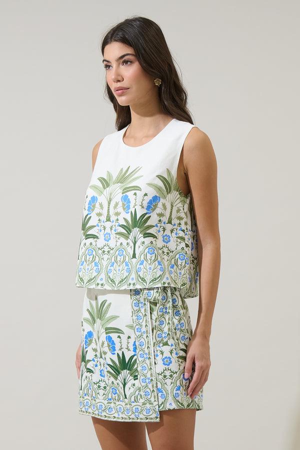 Sugarlips Senara Floral Lisha Sleeveless Tank Top