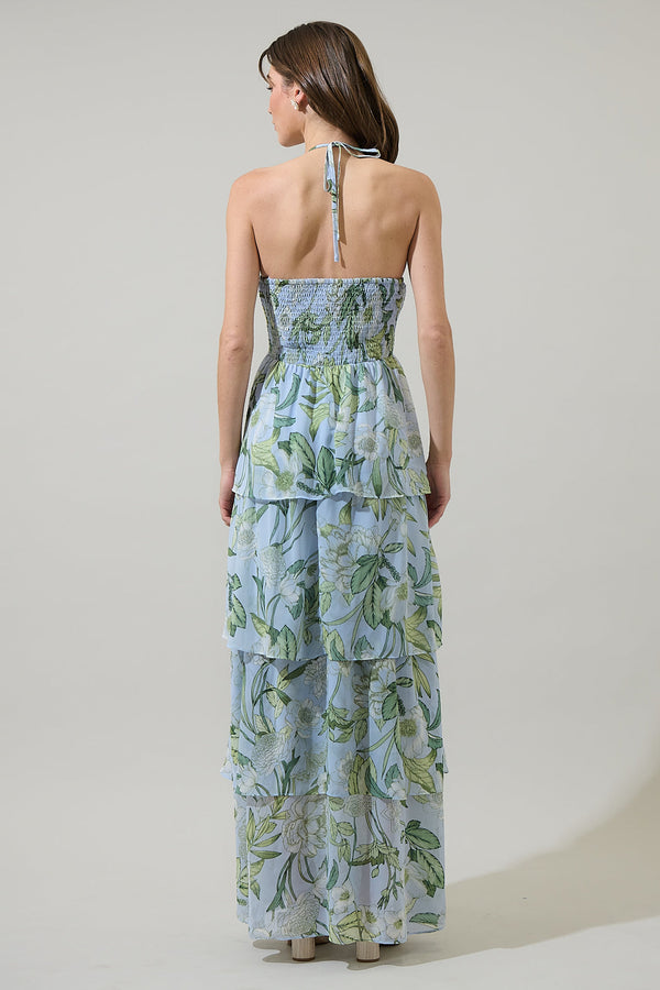 Sugarlips Serenade Bloom Seana Tiered Maxi Dress