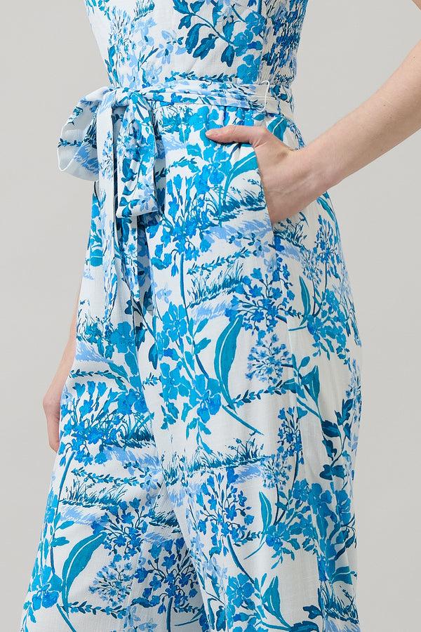 Sugarlips Sharron Bloom Jina Smocked Jumpsuit
