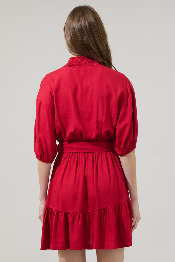 Sugarlips Sheila Button Up Mini Dress
