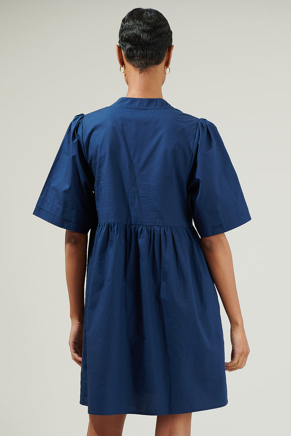 Sugarlips Sheldon Babydoll Pleated Mini Dress