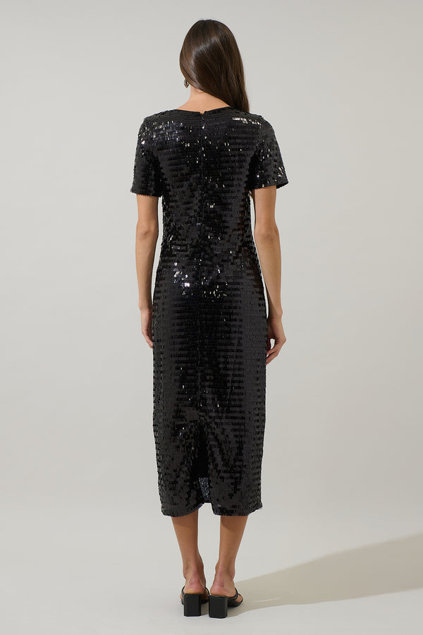 Sugarlips Sherry Liviana Sequin Midi Dress