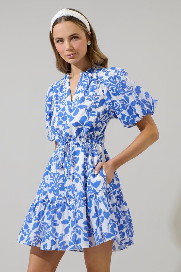 Sugarlips Shia Floral Noella Shift Mini Dress