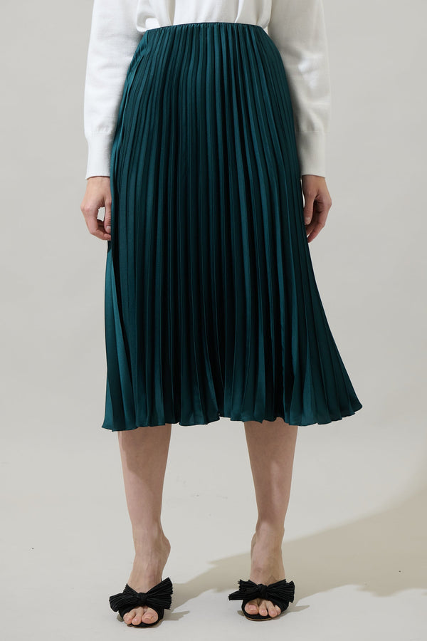 sugarlips Sidney Pleated Maxi Skirt