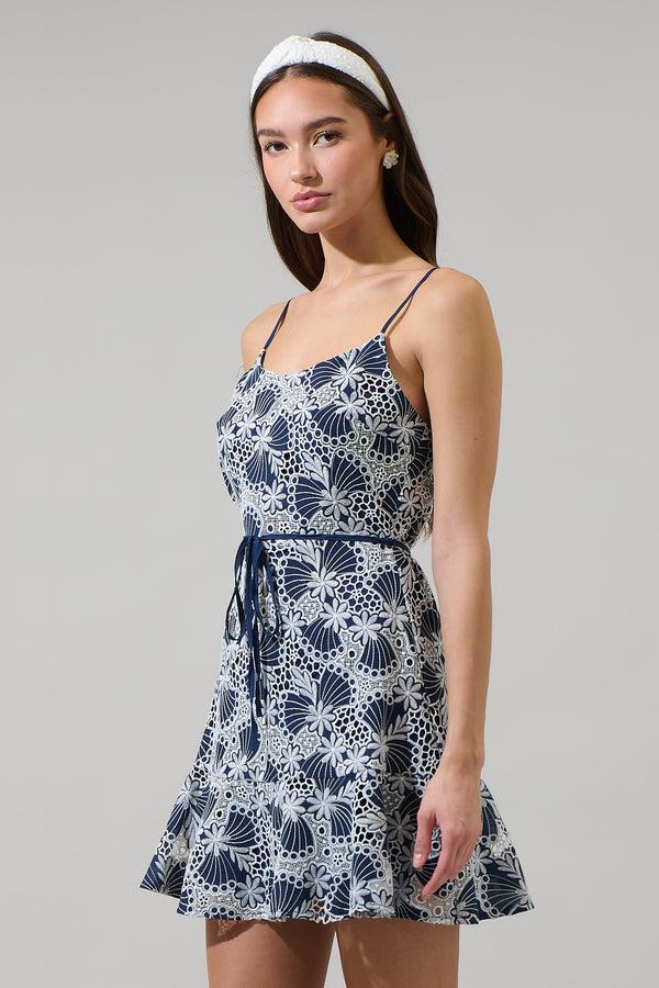 Sugarlips Skye Eyelet Rudy Mini Dress