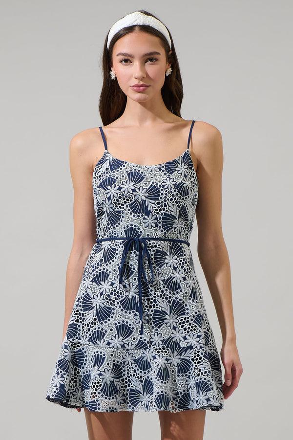 sugarlips Skye Eyelet Rudy Mini Dress