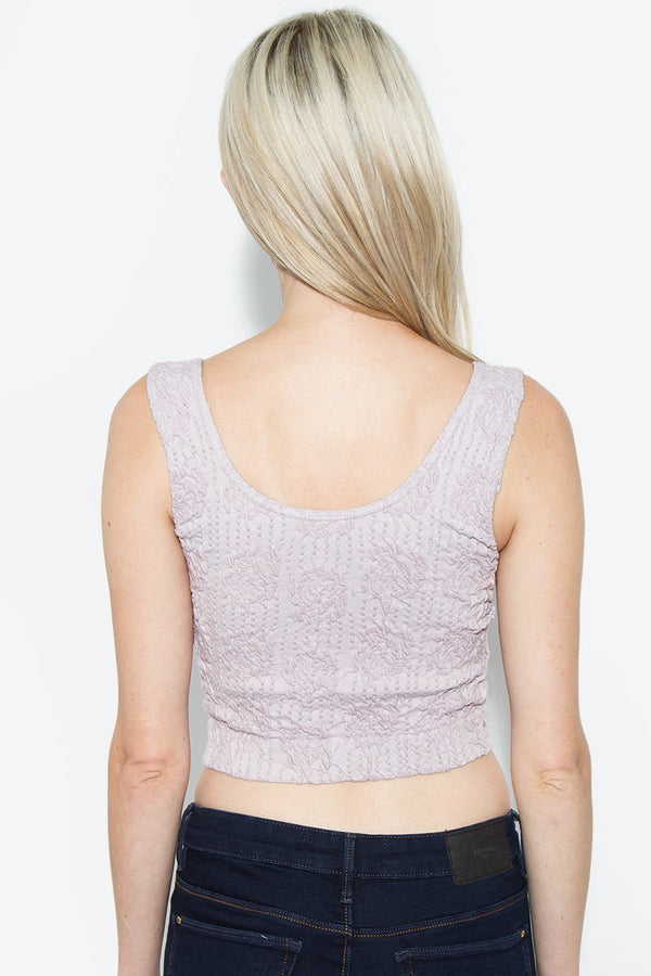 Sugarlips Sleeveless Scoop Neckline Tank Top