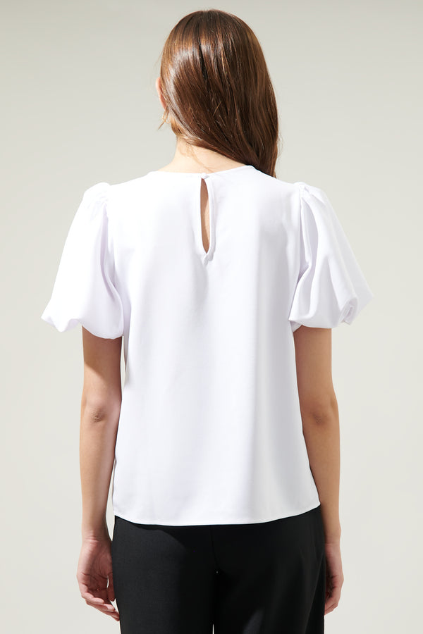 Sugarlips Solara Bubble Sleeve Blouse