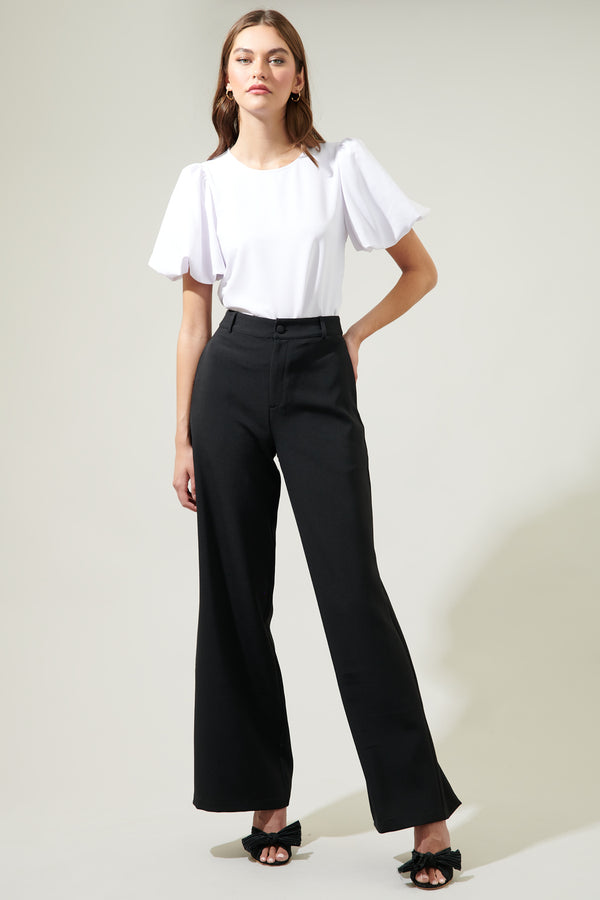 Sugarlips Solara Bubble Sleeve Blouse