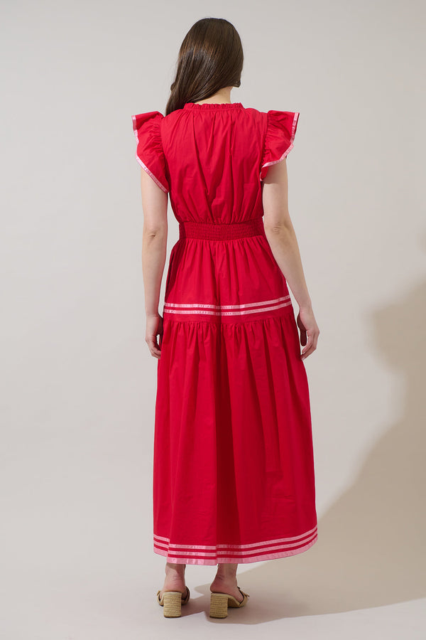 Sugarlips Solene Contrast Maxi Dress