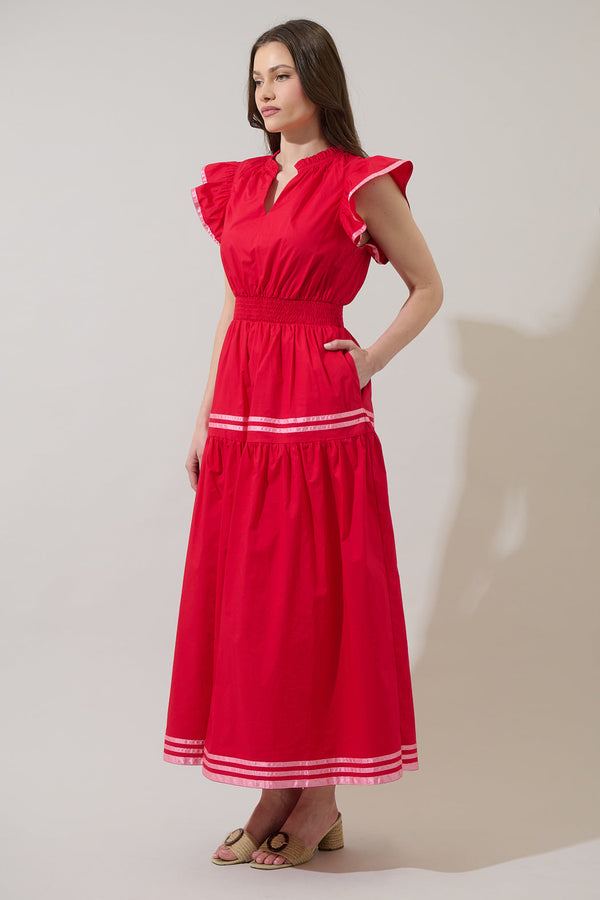 Sugarlips Solene Contrast Maxi Dress