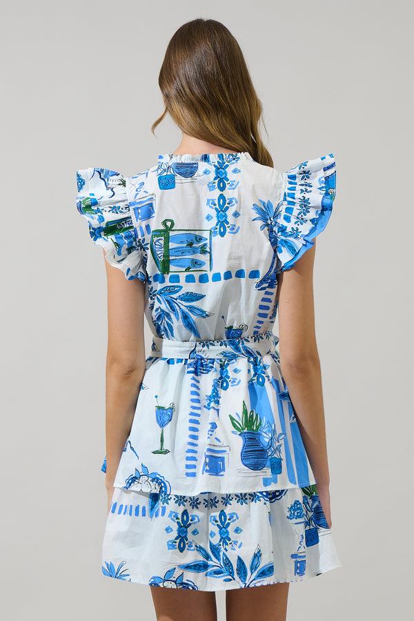 Sugarlips Sosy Postcard Marisol Tiered Mini Dress