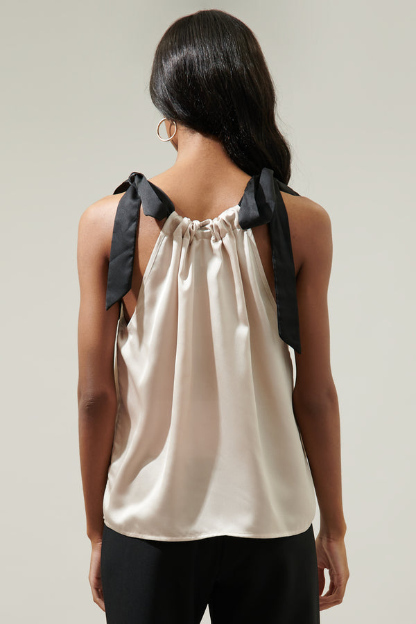 Sugarlips Stargazer Satin Halter Top