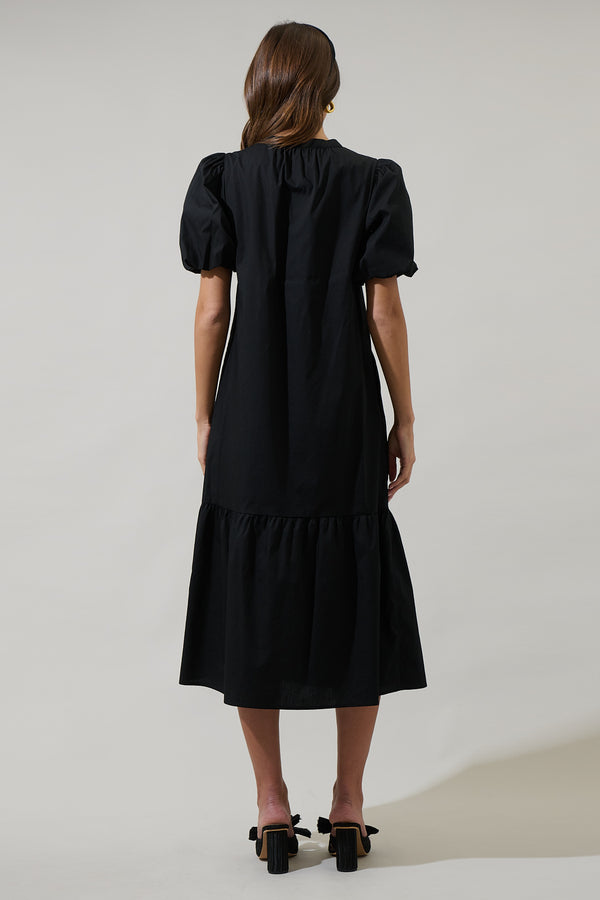 Sugarlips Stilwell Short Sleeve Midi Dress