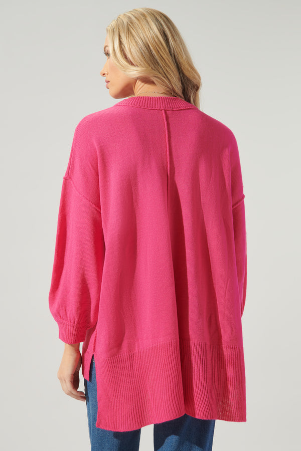 Sugarlips Sweet Sunday Hi Low Tunic Sweater