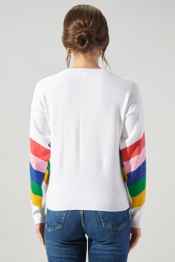 Sugarlips Tansy Rainbow Sweater