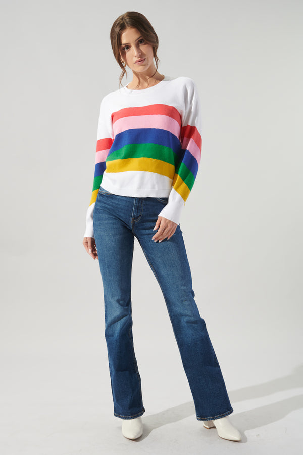 Sugarlips Tansy Rainbow Sweater