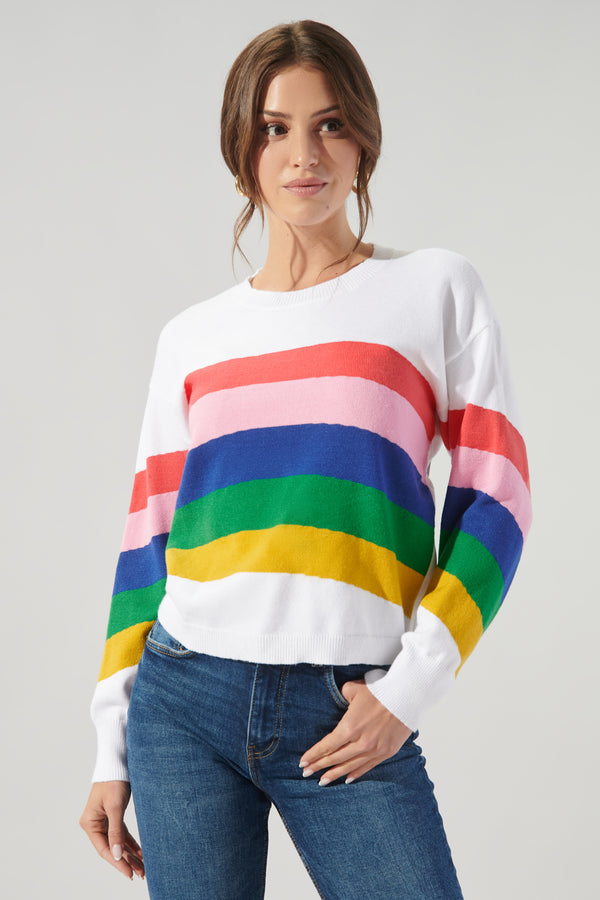 sugarlips Tansy Rainbow Sweater