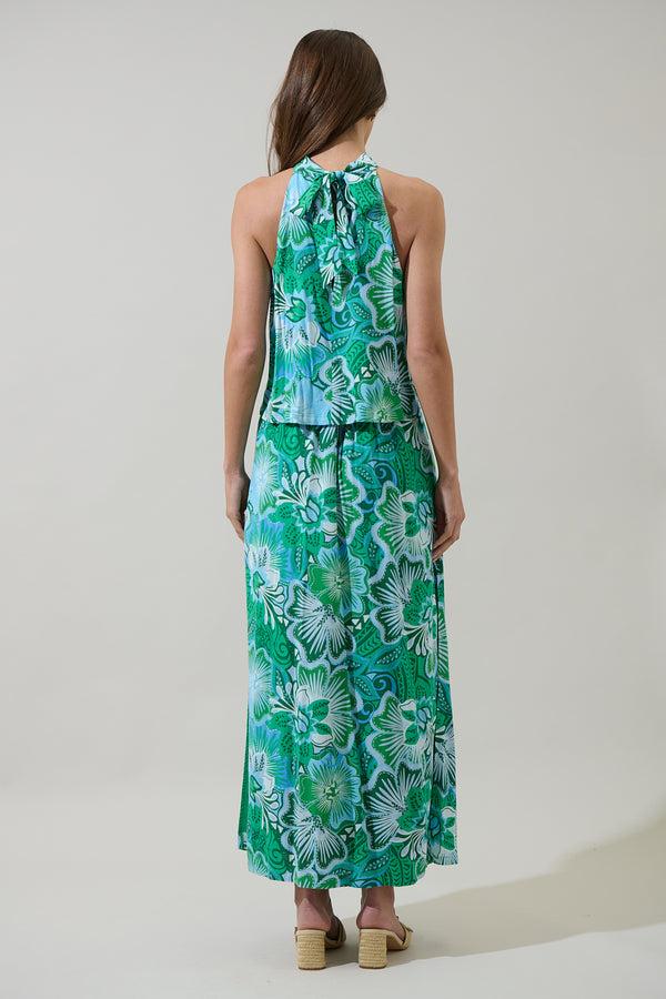 Sugarlips Tanti Floral Moya Sleeveless Maxi Dress