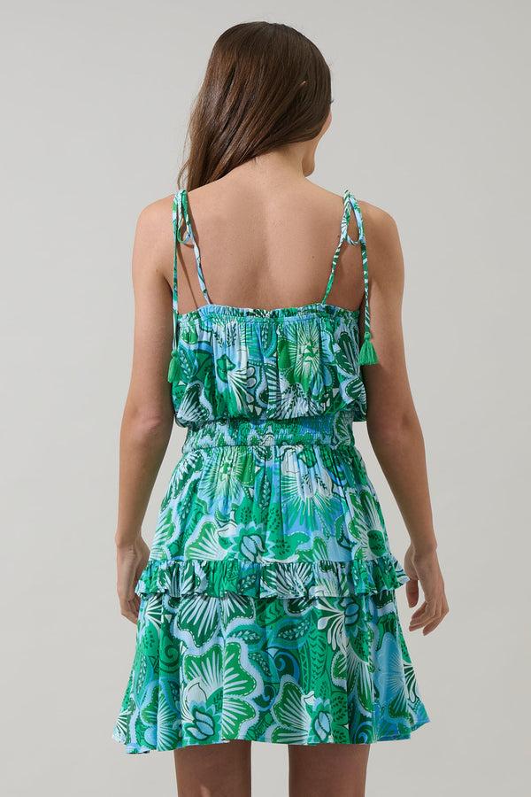Sugarlips Tanti Floral Salta Ruffle Mini Dress