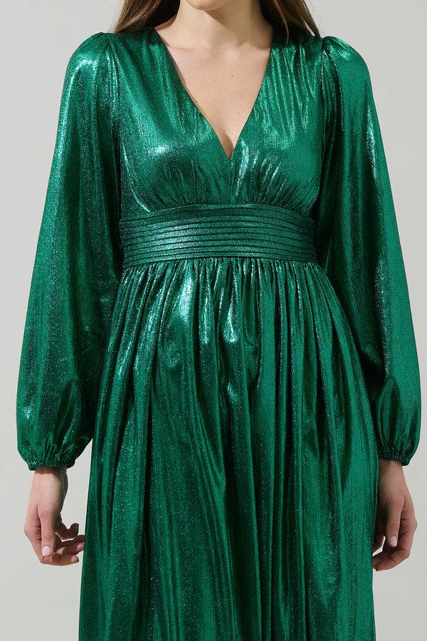 Sugarlips Tasha Metallic Kitt Maxi Dress