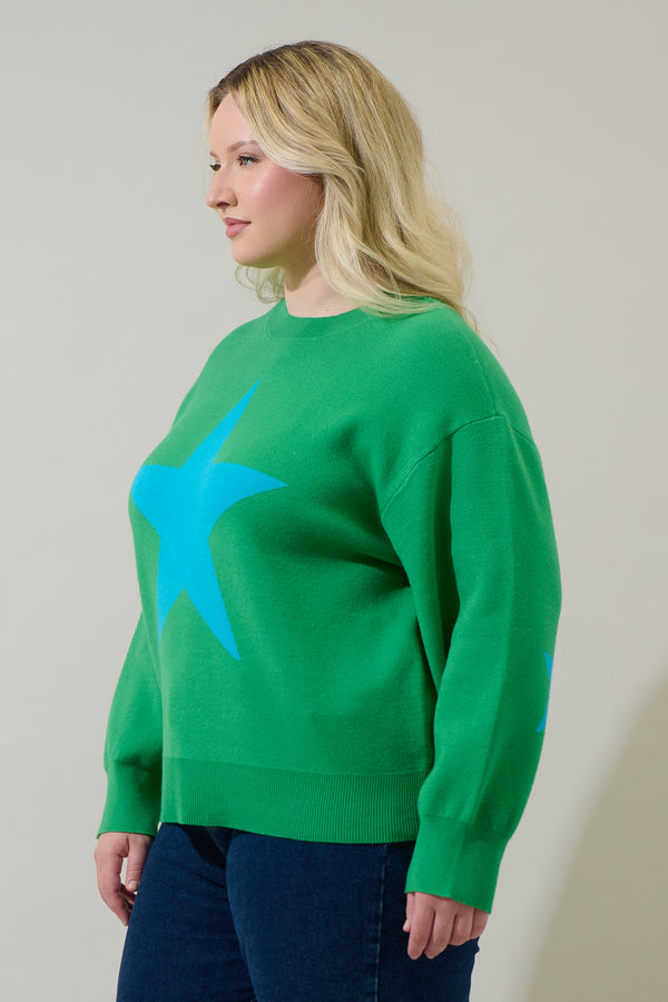 Sugarlips Tavi Star Pull Over Sweater Curve