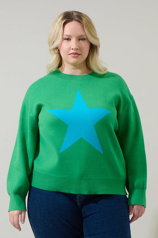 sugarlips Tavi Star Pull Over Sweater Curve