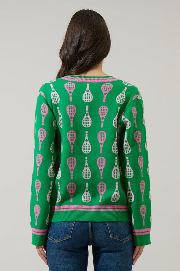 Sugarlips Tennis Club Button Up Cardigan