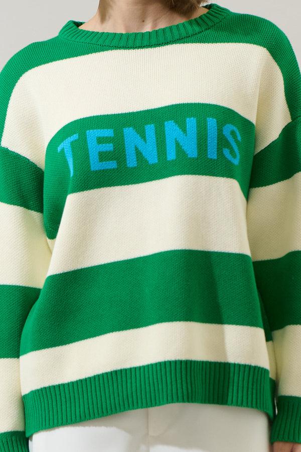 Sugarlips Tennis Stripe Sweater