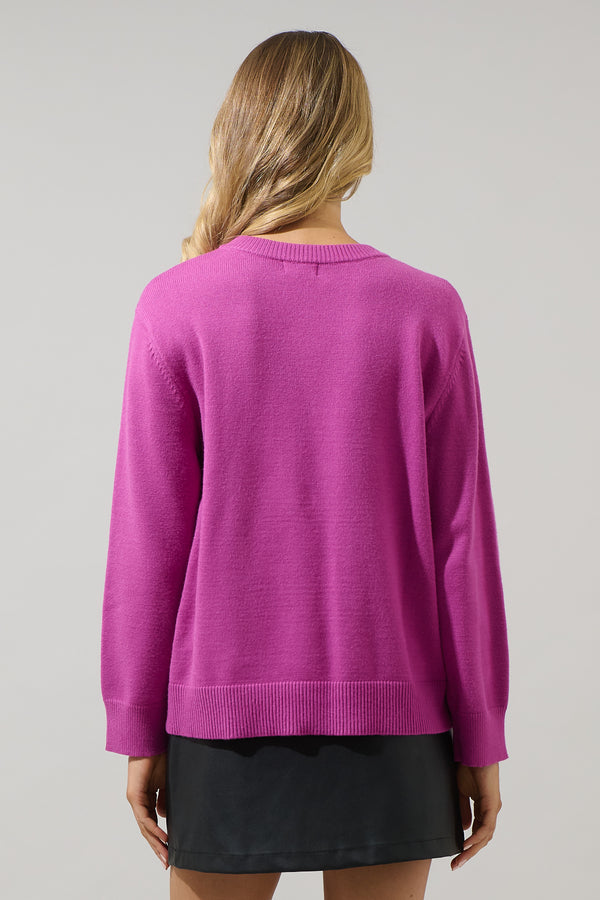 Sugarlips Tiffani Round Neck Knit Sweater