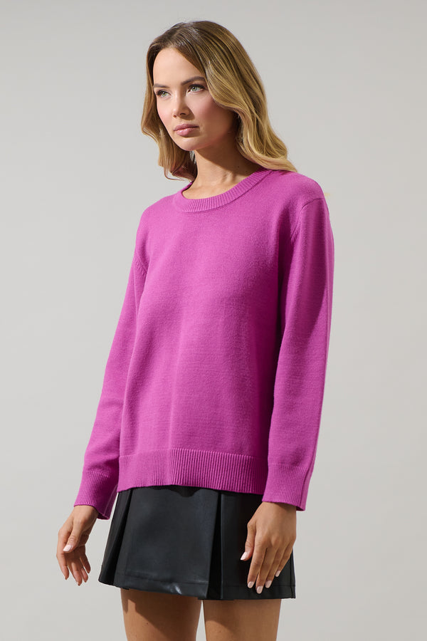 Sugarlips Tiffani Round Neck Knit Sweater