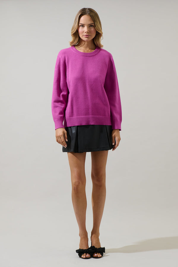 Sugarlips Tiffani Round Neck Knit Sweater