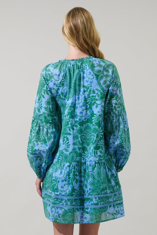 Sugarlips Tressa Floral Ivonna Shift Mini Dress