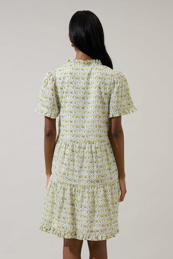 Sugarlips Trinny Floral Kara Shift Mini Dress