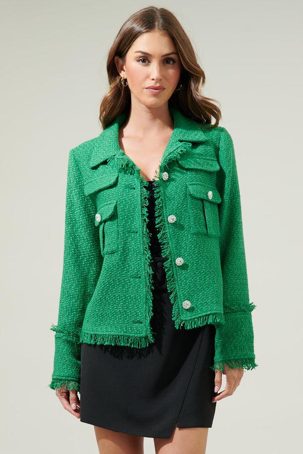 Sugarlips Trista Tweed Blazer