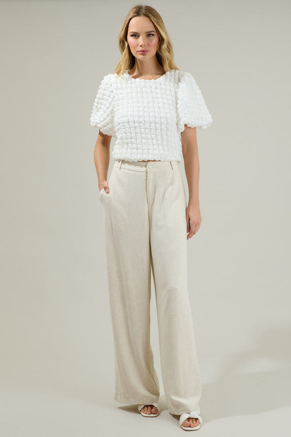 Sugarlips True Clover Bubble Crop Top