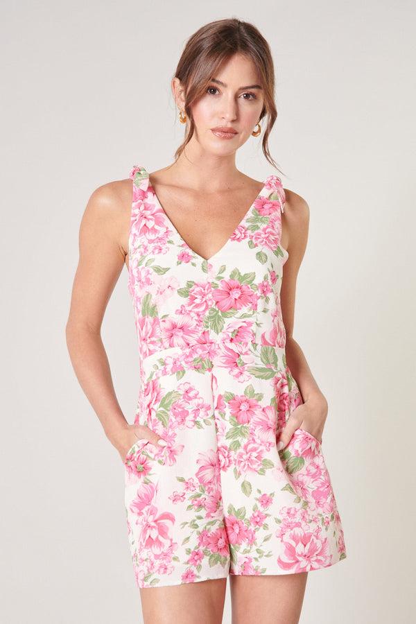 sugarlips Truth Be Told Tie Strap Romper