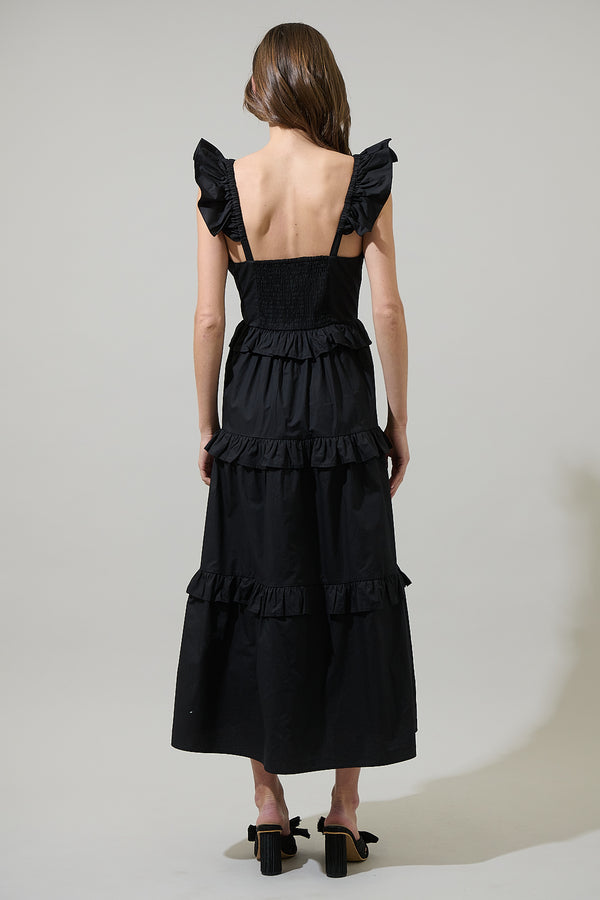 Sugarlips Truth Tiered Midi Dress