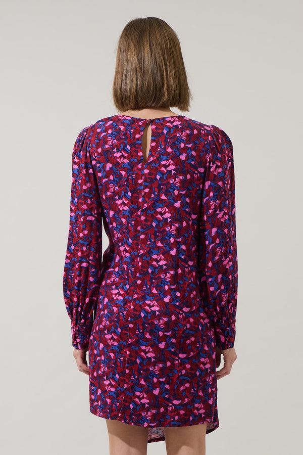 Sugarlips Turma Abstract Willy Wrap Mini Dress